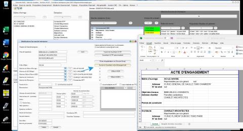 Acte d'Engagement Excel automatisé depuis le Suivi de Chantier Gescant Mac et PC v18.03