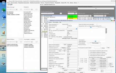 amélioration gestion des situations du logiciel de suivi de chantier Gescant mac et pc v20.17