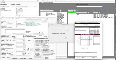 Capture d'écran de l'amélioration de la gestion des sous-traitants avec le modèle 3 de certificat de paiement dans le logiciel de suivi de chantier Gescant, version 2119, destiné aux architectes et professionnels de la maîtrise d'œuvre