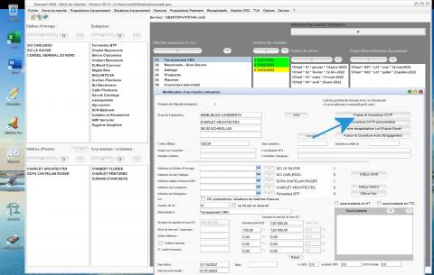 amélioration de la liaison avec le cctp du logiciel de suivi de chantier Gescant Mac et PC v20.11