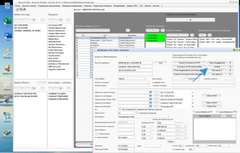 amélioration de la liaison des documents personnels des lots du marché du logiciel de suivi de chantier Gescant Mac et PC v20.19