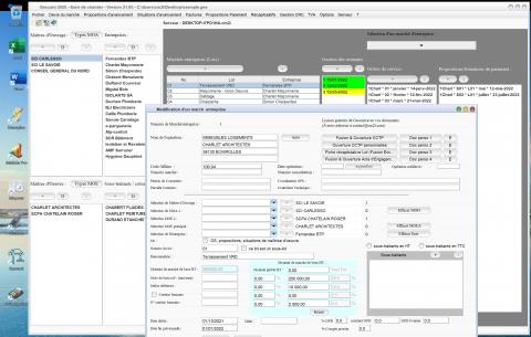 amélioration de la sélection des maître d'ouvrage des lots du marché dans le logiciel de suivi de chantier Gescant Mac et PC v21.05