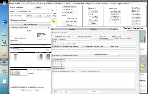 Améliorations de la gestion des descriptions dans le modèle 9 du devis du logiciel de proposition d’honoraires de maîtrise d’œuvre Médicis (Mac et PC) version 27.14