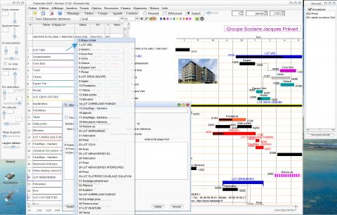Nouvelle possibilité d'insérer les étapes initiales Pert dans le logiciel de planning Mac et PC Faberplan 17.02