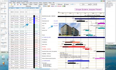  Gestion des sous lots dans le logiciel de planning Faberplan Mac et PC 16.07