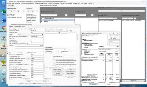 nouveau modèle 3 de situation du logiciel de suivi de chantier Gescant Mac et PC v19.03
