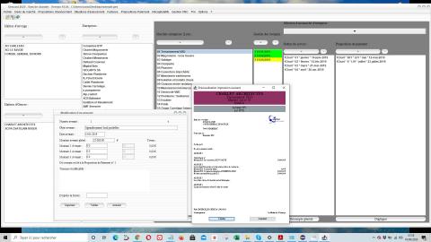 nouveau modèle d'avenant dans le logiciel de gestion et de suivi de chantier Gescant Mac et PC v16.04
