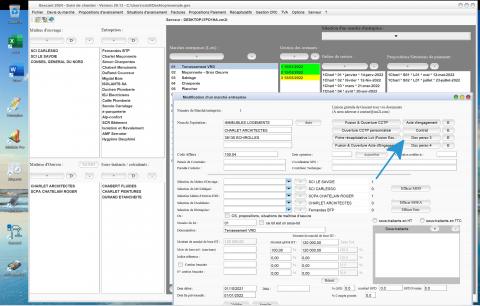 nouveaux champs des lots des 4 nouveaux documents personnels du logiciel de suivi de chantier Gescant Mac et PC v20.13