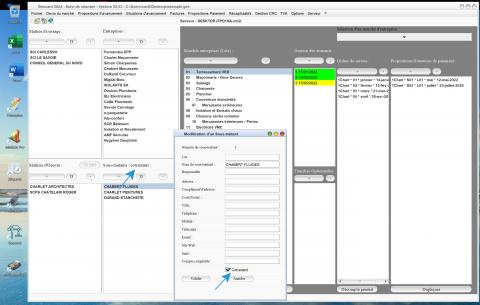 nouvelle gestion des cotraitants dans le logiciel de suivi de chantier Gescant Mac et PC v20.03