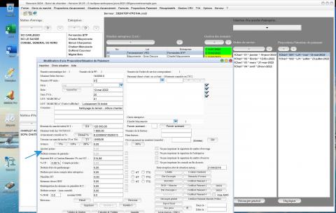 nouvelle gestion des primes sur les situations sur le logiciel de suivi de chantier Gescant Mac et PC v20.25