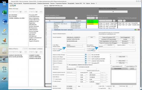 nouvelle gestion des numéro de marché et numéro de consultation dans les lots du logiciel de suivi de chantier Gescant Mac et PC v20.24