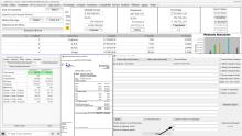 modèle15 de facture dans le logiciel  de gestion et de facturation des honoraires de Maîtrise d'Oeuvre Médicis pour Mac et PC v22.23